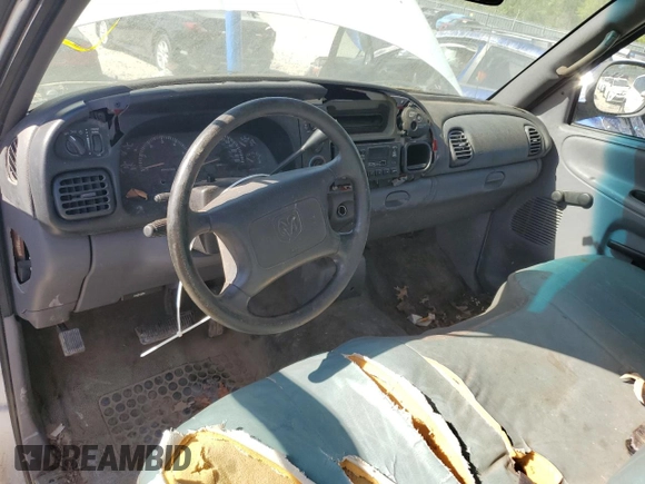 2001 Dodge Ram 2500 with VIN 3B7KC26Z91M267198, listed as a Copart auction lot 53396305 with 186,550 mi miles and Clean Title. Bid and sale history available at carsss.com. Image 8.