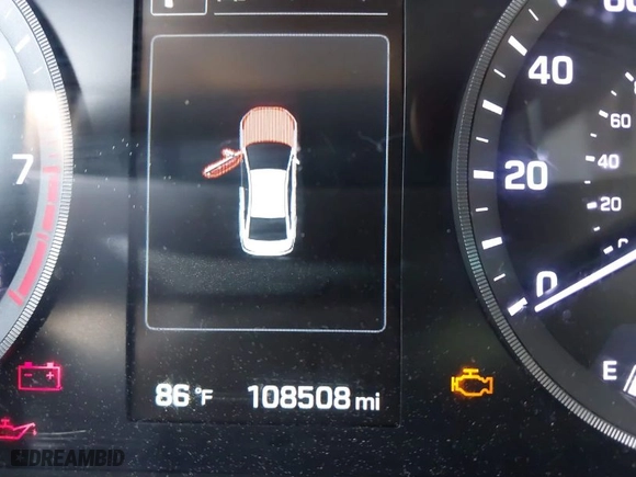 2015 Hyundai Sonata 2.4L Sport with VIN 5NPE34AF9FH107616, listed as a IAAI auction lot 41867858 with 108,508 mi miles. Bid and sale history available at carsss.com. Image 16.