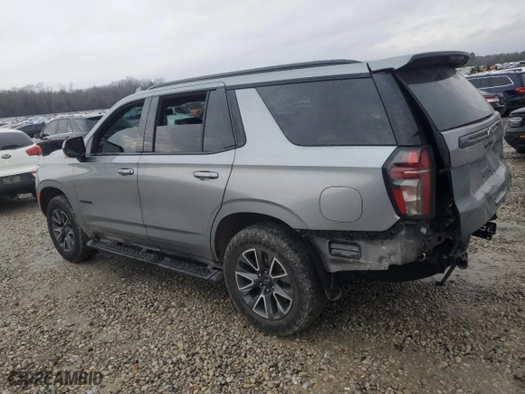 2023 Chevrolet Tahoe Z71 with VIN 1GNSKPKD3PR279324, listed as a Copart auction lot 43195245 with 36,546 mi miles and Salvage Title. Bid and sale history available at carsss.com. Image 2.