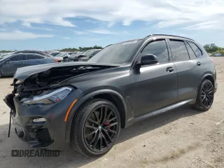 2021 BMW X5 M50i with VIN 5UXJU4C05M9G90231, listed as a Copart auction lot 87257854 with 54,704 mi miles and Non Repairable. Bid and sale history available at carsss.com. Image 1.