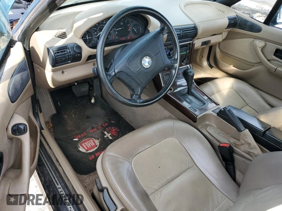 1998 BMW 3 Series 1.9L with VIN 4USCH7332WLD16024, listed as a Copart auction lot 51318495 with 90,724 mi miles and Salvage Title. Bid and sale history available at carsss.com. Image 8.