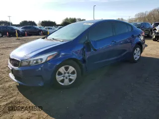 2017 Kia Forte LX with VIN 3KPFK4A78HE089360, listed as a Copart auction lot 52955775 with 162,358 mi miles and Salvage Title. Bid and sale history available at carsss.com. Image 1.