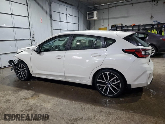 2024 Subaru Impreza Sport with VIN JF1GUAFC2R8900221, listed as a Copart auction lot 44641225 with 0 mi miles and Salvage Title. Bid and sale history available at carsss.com. Image 2.