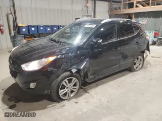 2013 Hyundai Tucson GLS with VIN KM8JU3AC7DU722174, listed as a Copart auction lot 44591885 with NaN miles and Salvage Title. Bid and sale history available at carsss.com. Image 1.