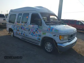 1997 Ford Econoline Commercial with VIN 1FDEE1468VHB58327, listed as a IAAI auction lot 41487277 with Not Provided miles. Bid and sale history available at carsss.com. Image 1.