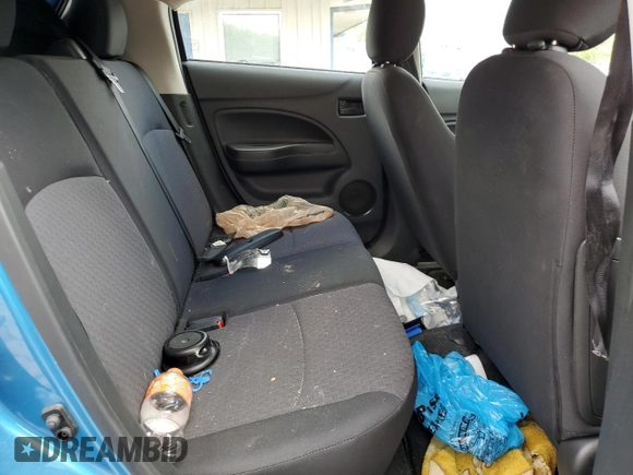 2019 Mitsubishi Mirage ES z VIN ML32A3HJ6KH009992, wystawiony jako Copart lot #55394765 z przebiegiem 26 158 mil mil oraz Szkoda całkowita • Salvage title. Historia ofert i sprzedaży dostępna na DreamBid. Obrazek 10.