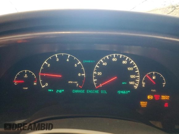 2002 Cadillac DeVille DTS with VIN 1G6KF57912U199809, listed as a Copart auction lot 87372504 with 154,663 mi miles and Salvage Title. Bid and sale history available at carsss.com. Image 9.