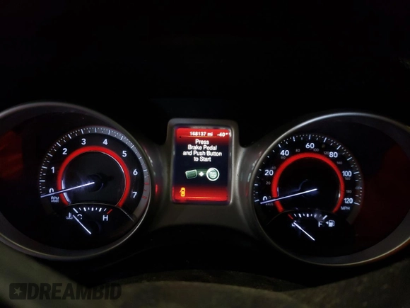 2017 Dodge Journey SXT with VIN 3C4PDDBG8HT592198, listed as a Copart auction lot 55170285 with 168,137 mi miles and Clean title. Bid and sale history available at DreamBid. Image 9.