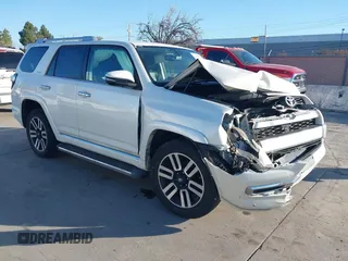 2016 Toyota 4Runner Limited with VIN JTEBU5JR1G5349457, listed as a IAAI auction lot 41882875 with 158,356 mi miles and . Bid and sale history available at DreamBid. Image 1.