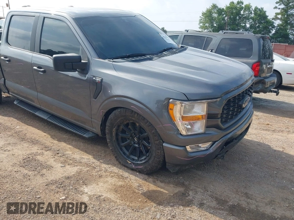 2021 Ford F-150 XL with VIN 1FTEW1EP8MKE56337, listed as a IAAI auction lot 42293733 with 57,171 mi miles and . Bid and sale history available at DreamBid. Image 6.