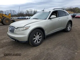 2006 Infiniti FX with VIN JNRAS08W86X201667, listed as a Copart auction lot 53884045 with 169,988 mi miles and Salvage Title. Bid and sale history available at DreamBid. Image 1.