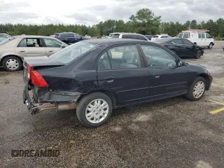2004 Honda Civic LX with VIN 2HGES16554H543338, listed as a Copart auction lot 56353535 with 60,610 mi miles and Clean Title. Bid and sale history available at DreamBid. Image 3.