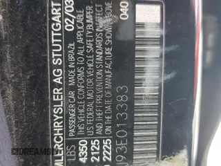 2003 Mercedes-Benz C 240 z VIN WDBRF61J93E013383, wystawiony jako Copart lot #55706845 z przebiegiem 201 576 mil mil oraz Szkoda całkowita • Salvage title. Historia ofert i sprzedaży dostępna na DreamBid. Obrazek 13.