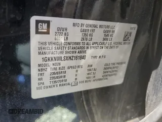 2017 GMC Acadia SLT with VIN 1GKKNMLSXHZ161840, listed as a Copart auction lot 49424115 with 74,895 mi miles and Salvage Title. Bid and sale history available at carsss.com. Image 15.