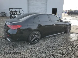 2024 Mercedes-Benz C 300 with VIN W1KAF4HB1RR161052, listed as a Copart auction lot 44975215 with 6,568 mi miles and Salvage title. Bid and sale history available at DreamBid. Image 3.