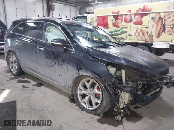 2019 Kia Sorento SX V6 with VIN 5XYPKDA55KG511727, listed as a IAAI auction lot 41531770 with 99,237 mi miles. Bid and sale history available at carsss.com. Image 1.
