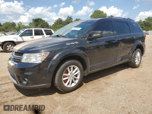 2013 Dodge Journey SXT with VIN 3C4PDCBG9DT619557, listed as a Copart auction lot 61551545 with 159,950 mi miles and Salvage title. Bid and sale history available at DreamBid. Image 1.