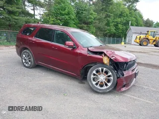 2019 Dodge Durango GT z VIN 1C4RDJDG7KC770349, wystawiony jako IAAI lot #42301625 z przebiegiem 101 265 mil mil oraz . Historia ofert i sprzedaży dostępna na DreamBid. Obrazek 1.