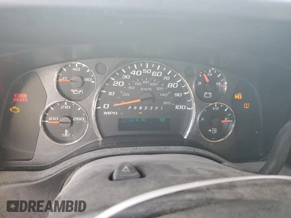 2012 Chevrolet Express Cargo with VIN 1GCSGAFX0C1101889, listed as a Copart auction lot 43868765 with 220,614 mi miles and Salvage title. Bid and sale history available at DreamBid. Image 9.