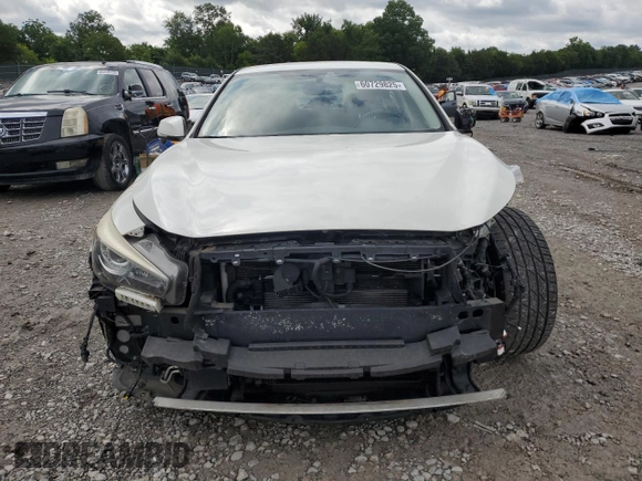 2018 Infiniti Q50 Luxe with VIN JN1EV7APXJM364158, listed as a Copart auction lot 60729825 with 88,018 mi miles and Salvage title. Bid and sale history available at DreamBid. Image 5.