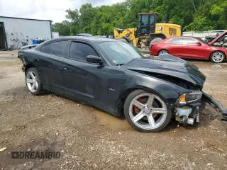 2012 Dodge Charger RT with VIN 2C3CDXCT3CH302984, listed as a Copart auction lot 54577455 with 108,670 mi miles and Salvage Title. Bid and sale history available at DreamBid. Image 4.