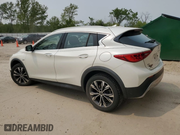 2017 Infiniti QX30 Premium with VIN SJKCH5CR1HA035131, listed as a Copart auction lot 58869955 with 75,983 mi miles and Clean title. Bid and sale history available at DreamBid. Image 2.