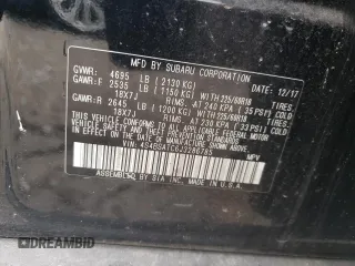2018 Subaru Outback Touring with VIN 4S4BSATC6J3286785, listed as a Copart auction lot 58317675 with 107,020 mi miles and Salvage title. Bid and sale history available at DreamBid. Image 14.