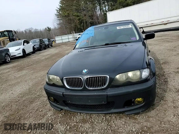 2004 BMW 3 Series 330i with VIN WBAEV53484KM32958, listed as a Copart auction lot 48792035 with 192,471 mi miles and Salvage Title. Bid and sale history available at carsss.com. Image 10.