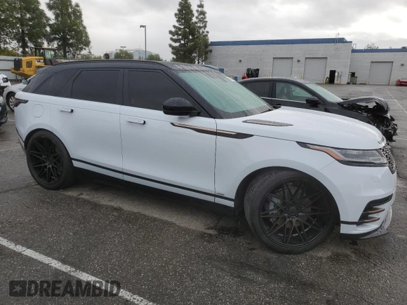 2020 Land Rover Range Rover Velar R-Dynamic S with VIN SALYK2FVXLA289875, listed as a Copart auction lot 48615355 with 60,654 mi miles and Clean title. Bid and sale history available at DreamBid. Image 4.