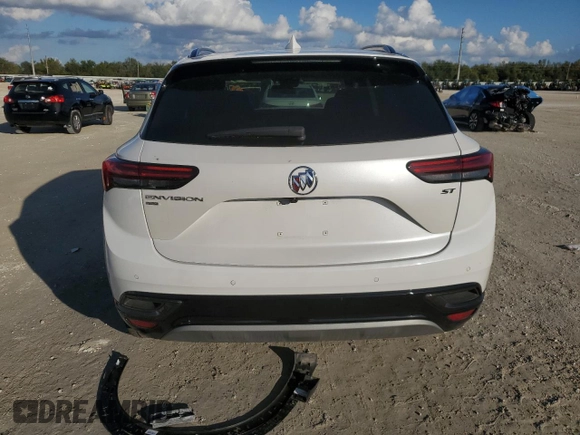 2023 Buick Envision Essence with VIN LRBFZPR40PD175462, listed as a Copart auction lot 86802074 with 10,138 mi miles and Non Repairable. Bid and sale history available at carsss.com. Image 6.