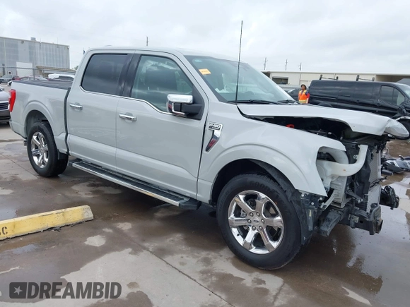 2023 Ford F-150 XL with VIN 1FTEW1CP4PKG23073, listed as a IAAI auction lot 41921112 with 13,643 mi miles and . Bid and sale history available at DreamBid. Image 1.