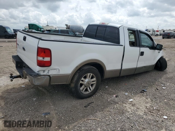 2005 Ford F-150 XLT with VIN 1FTPX12585NA85964, listed as a Copart auction lot 54928615 with 233,380 mi miles and Salvage title. Bid and sale history available at DreamBid. Image 3.