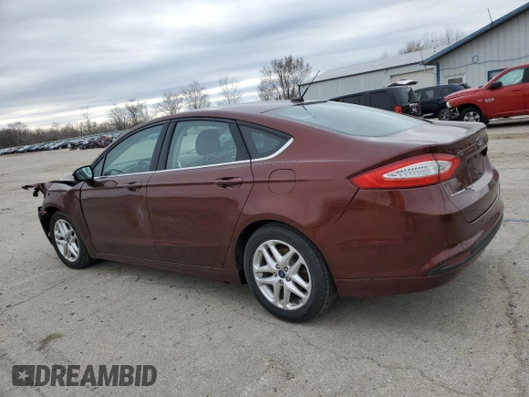2015 Ford Fusion SE with VIN 3FA6P0HD9FR191235, listed as a Copart auction lot 50616085 with 108,042 mi miles and Salvage Title. Bid and sale history available at DreamBid. Image 2.