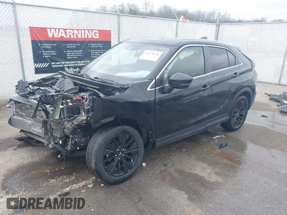 2022 Mitsubishi Eclipse Cross LE with VIN JA4ATVAA0NZ000559, listed as a IAAI auction lot 41471636 with 30,953 mi miles and . Bid and sale history available at DreamBid. Image 2.