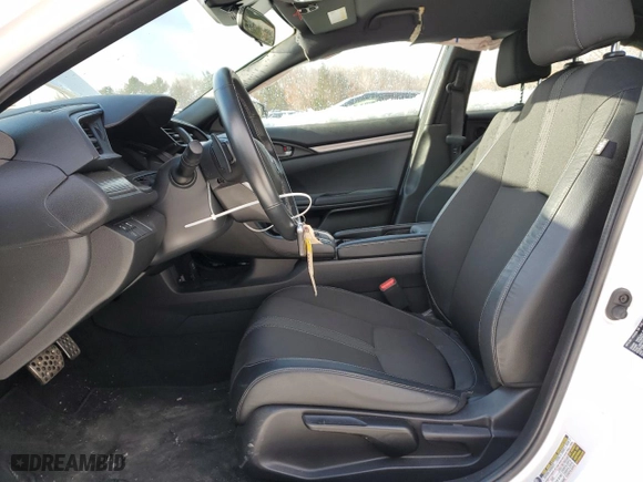 2021 Honda Civic Hatchback Sport with VIN SHHFK7H40MU407911, listed as a Copart auction lot 43820745 with 38,491 mi miles and Salvage Title. Bid and sale history available at carsss.com. Image 7.