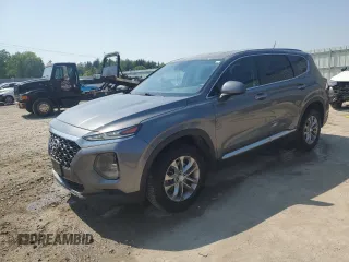 2019 Hyundai Santa Fe SE with VIN 5NMS2CAD7KH135680, listed as a Copart auction lot 59698015 with 88,492 mi miles and Salvage title. Bid and sale history available at DreamBid. Image 1.