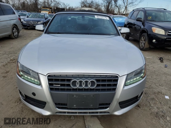 2012 Audi A5 Premium Plus с VIN WAULFAFH3CN000190, выставлен на аукционе Copart как лот 45722775 с пробегом 98 393 миль миль и Списание • Salvage title. История ставок и продаж доступна на DreamBid. Изображение 5.