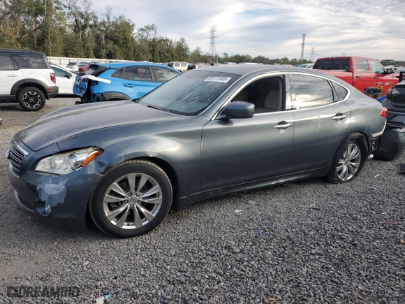 2012 Infiniti M37 with VIN JN1BY1AP9CM334966, listed as a Copart auction lot 89177485 with 140883 miles and Salvage Title. Bid and sale history available at carsss.com. Image 1.