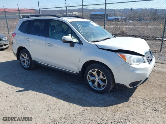 2015 Subaru Forester 2.5i Touring with VIN JF2SJAWC5FH546754, listed as a IAAI auction lot 41665828 with 97,231 mi miles. Bid and sale history available at carsss.com. Image 1.