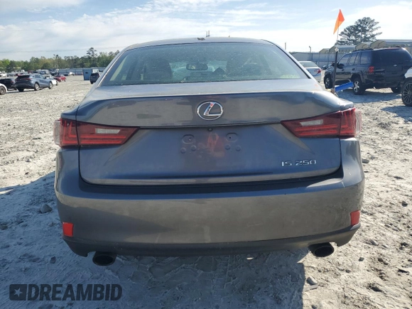 2015 Lexus IS with VIN JTHBF1D27F5079024, listed as a Copart auction lot 52171065 with 100,534 mi miles and Salvage Title. Bid and sale history available at carsss.com. Image 6.