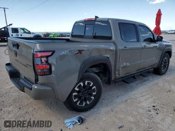2022 Nissan Frontier Pro-X with VIN 1N6ED1EJ3NN606031, listed as a Copart auction lot 63337253 with 31,947 mi miles and Salvage title. Bid and sale history available at DreamBid. Image 3.