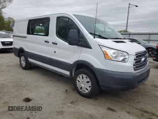 2017 Ford Transit z VIN 1FTYR1YM8HKA78211, wystawiony jako Copart lot #53779825 z przebiegiem 16 834 mil mil oraz Szkoda całkowita • Salvage title. Historia ofert i sprzedaży dostępna na DreamBid. Obrazek 4.