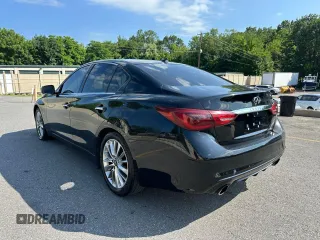2020 Infiniti Q50 Luxe z VIN JN1EV7AP9LM200046, wystawiony jako Copart lot #65166585 z przebiegiem 78 173 mil mil oraz Czysty tytuł • Clean title. Historia ofert i sprzedaży dostępna na DreamBid. Obrazek 2.