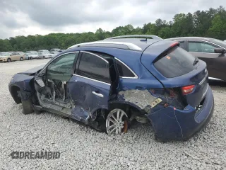 2013 Infiniti FX with VIN JN8CS1MW3DM174322, listed as a Copart auction lot 54331155 with Not provided miles and Salvage title. Bid and sale history available at DreamBid. Image 2.