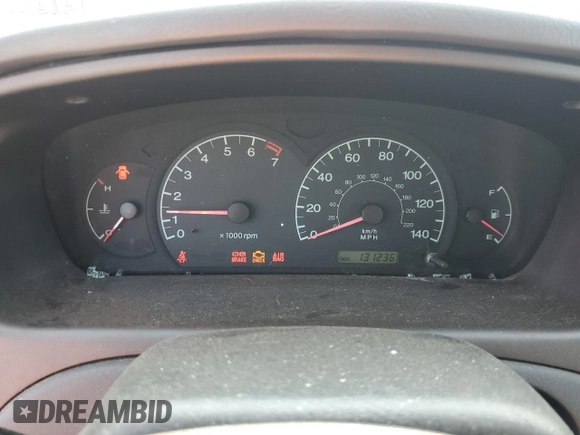2002 Hyundai Elantra GLS with VIN KMHDN45D22U384067, listed as a Copart auction lot 59384065 with 131,236 mi miles and Salvage title. Bid and sale history available at DreamBid. Image 9.