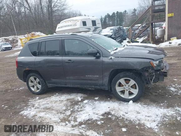 2017 Jeep Compass 75th Anniversary Edition with VIN 1C4NJDBBXHD154468, listed as a IAAI auction lot 41690768 with 109,188 mi miles. Bid and sale history available at carsss.com. Image 13.