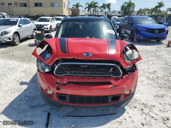 2016 MINI Cooper Countryman S with VIN WMWZC3C56GWT08303, listed as a Copart auction lot 51155655 with 62,213 mi miles and Salvage Title. Bid and sale history available at carsss.com. Image 5.