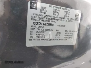 2011 Chevrolet Silverado 1500 LT with VIN 1GCRCSEA7BZ233349, listed as a IAAI auction lot 42015179 with 324,992 mi miles and . Bid and sale history available at DreamBid. Image 9.
