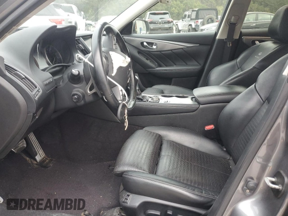 2014 Infiniti Q50 Hybrid Sport with VIN JN1AV7AP2EM690346, listed as a Copart auction lot 79770594 with 114,964 mi miles and Salvage Title. Bid and sale history available at carsss.com. Image 7.