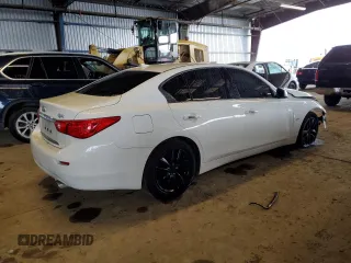 2017 Infiniti Q50 Signature Edition with VIN JN1EV7AP5HM739948, listed as a Copart auction lot 44012225 with 93,697 mi miles and Salvage Title. Bid and sale history available at DreamBid. Image 3.